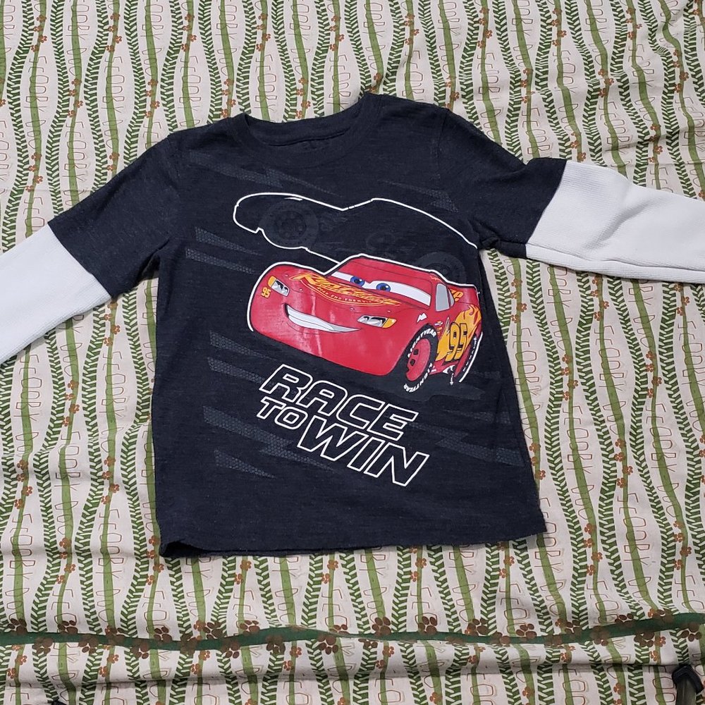 Boys Lightning McQueen Long Sleeve Shirt